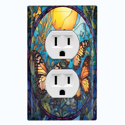 Nature Themed 1 - Gang Toggle Light Switch Standard Wall Plate