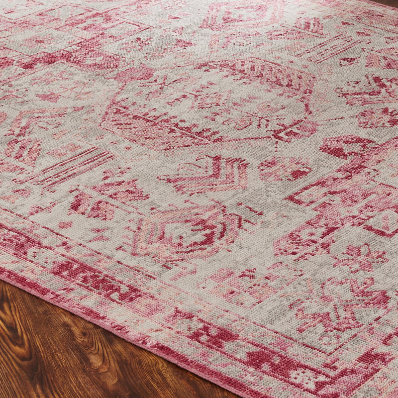 Malgadey Wool Oriental Area Rug, Rectangle 4' x 6'