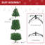 Arbre de Noël artificiel pin 7,5 pi avec lumières réalistes, 450 lumières DEL blanc chaud et 1146 pointes