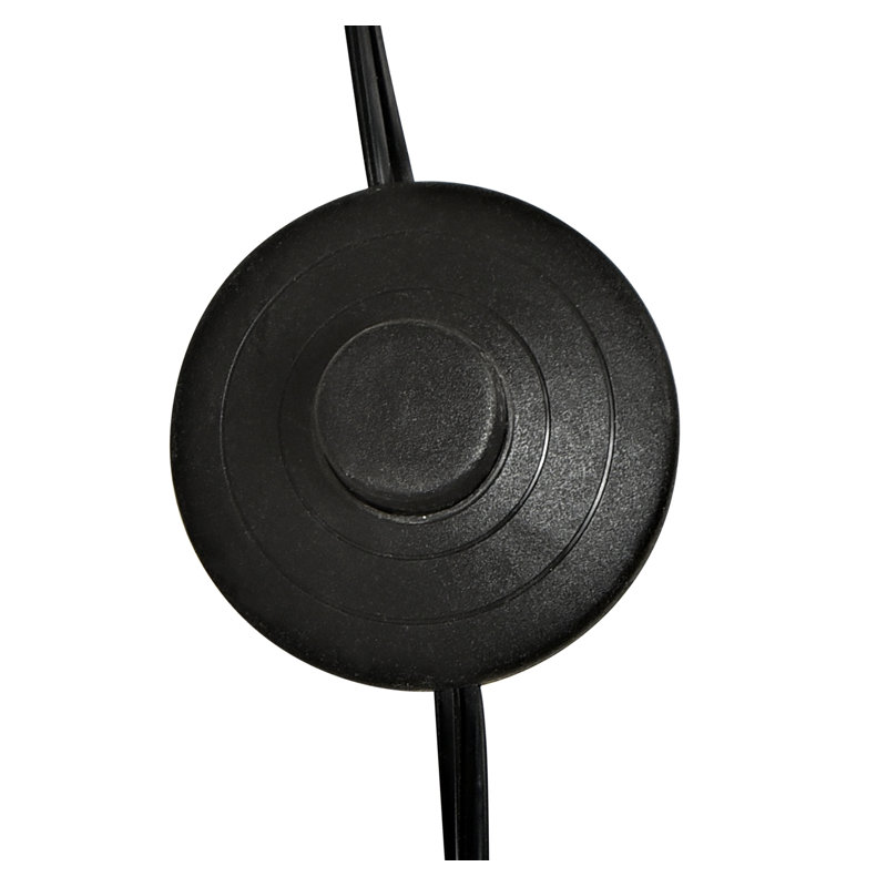 Lampe sur pied à branches 65 po Asiel, Noir