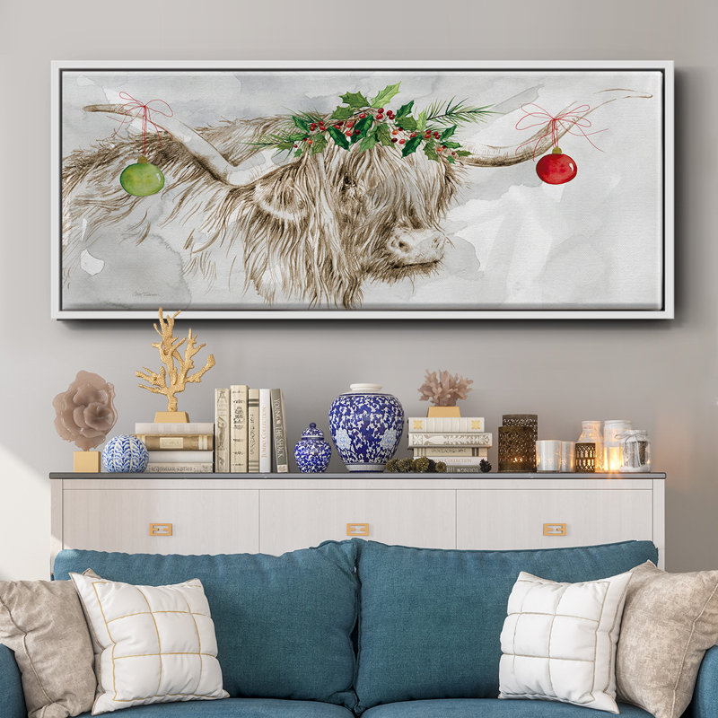 Highland Holidays- Framed Canvas