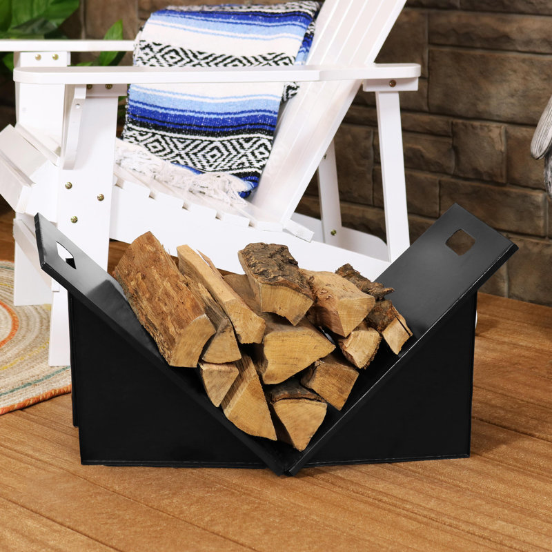 Cantrell 27.5'' W Metal Log Rack