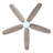 Wallford 52'' Propeller Ceiling Fan with LED Lights and Remote Control