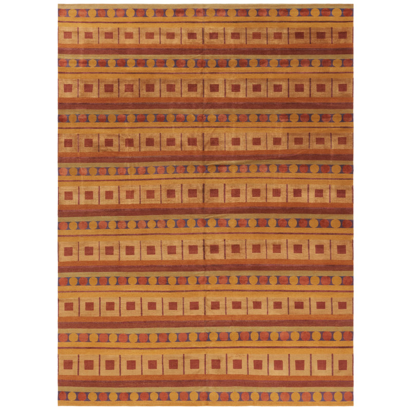 Tapis népalais en soie et laine noué à la main, Rectangle 6 pi x 9 pi
