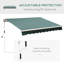 Tuttle Retractable Awning Anti-UV Canopy-16025996-92631989