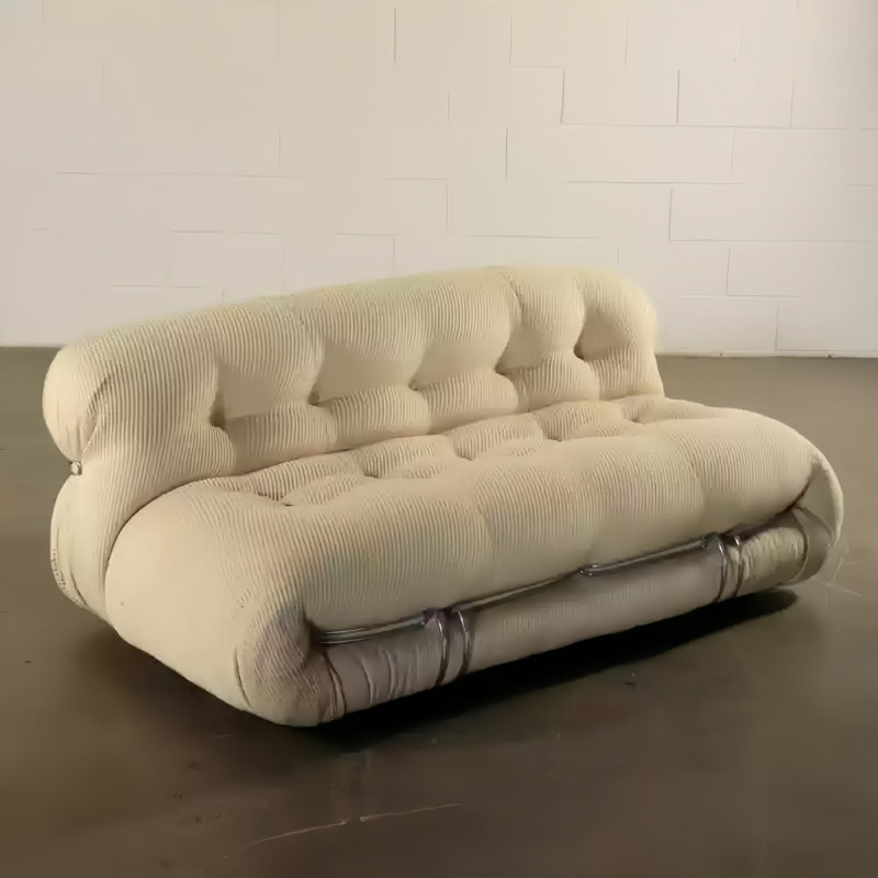 Wabi-sabi Hippo-Shaped Sofa