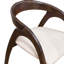 Rozella Solid Wood Curved Arm Chairs