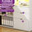 L Shaped Desk With Bookshelf and Drawer, Corner Desk with LED Lights-1696316752