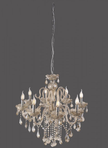 Debden 8 - Light Candle Style Chandelier