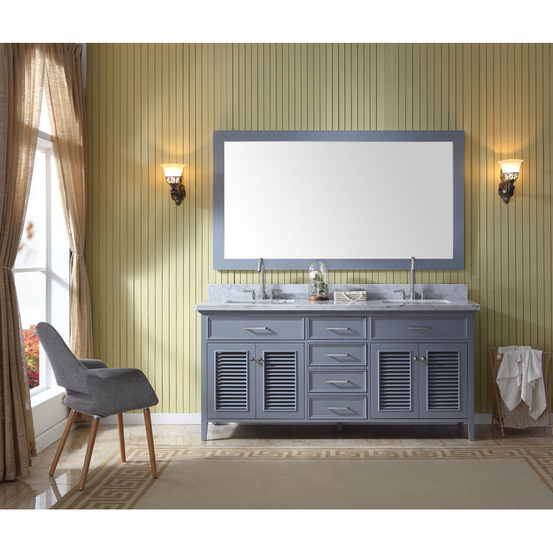 Kensington 73'' W Double Vanity, Gray