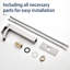 Robinet de lavabo à vasque monocommande en laiton massif 12-1 / 5 po-92360840-94576200