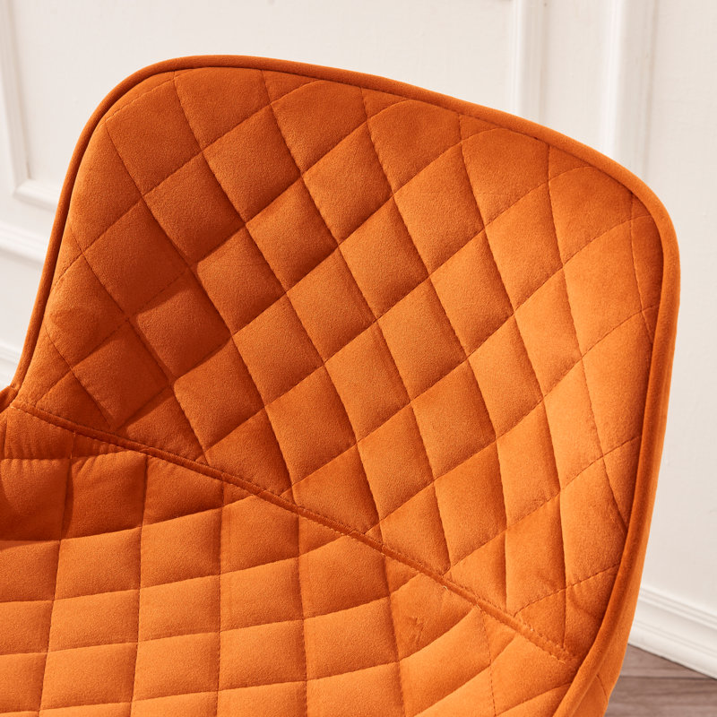 Tabouret de bar moderne CAYIP, Orange