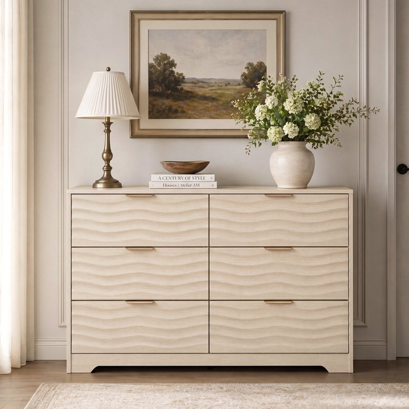 120cm W 6 - Drawer Chest of Drawers