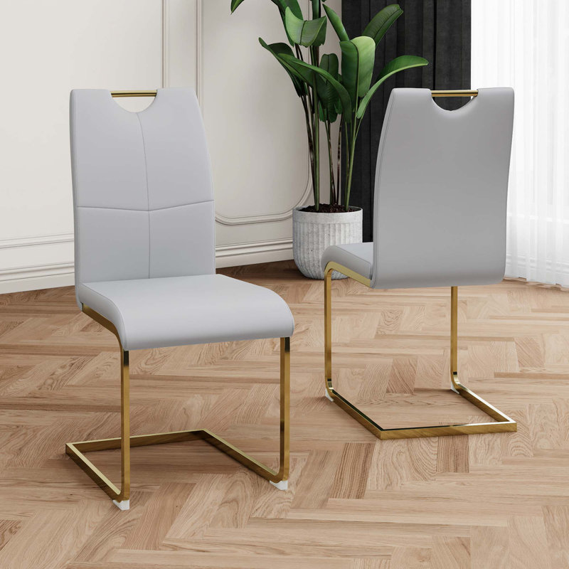 Chaise rembourrée en polyuréthane (ensemble de 2)