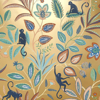 Kenzo Monkey Walk Wallpaper
