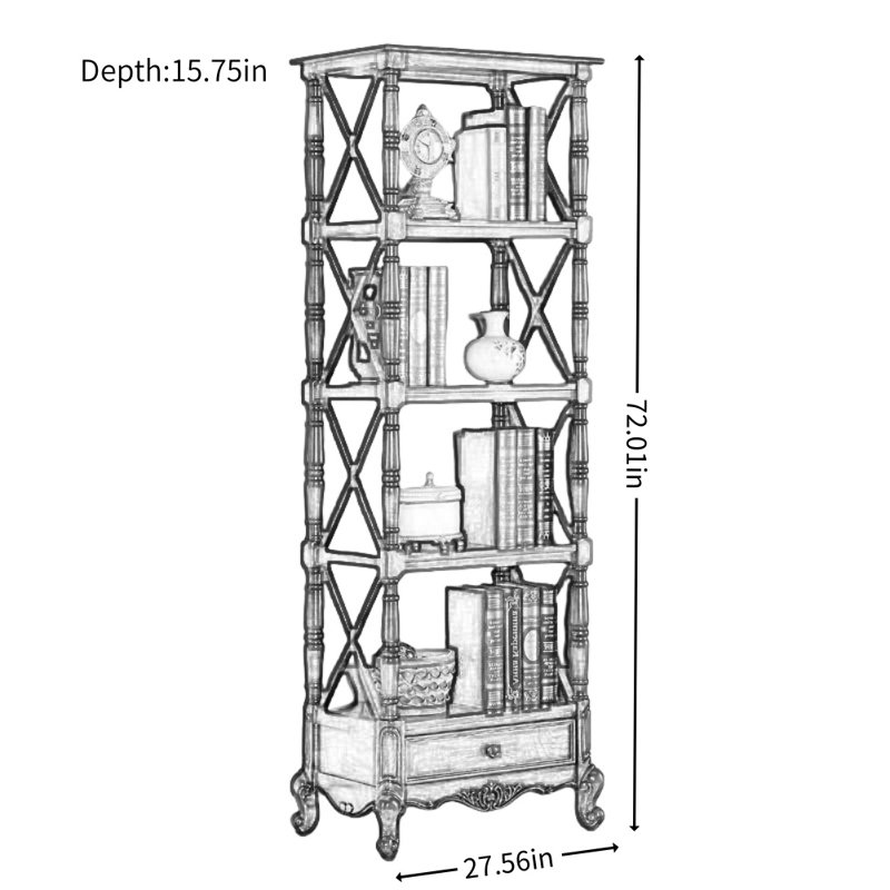 American-style Simple Multi-layer Display Cabinet