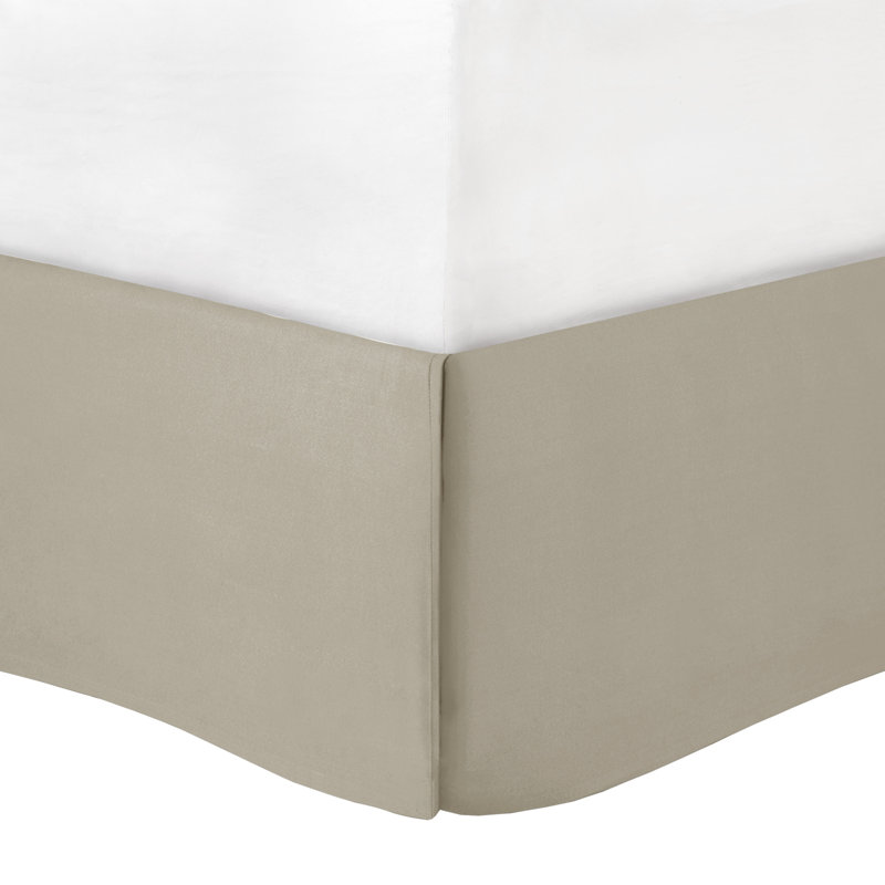 Lacey 7 Piece Lace Trim Comforter Set with Throw Pillows, Queen Comforter + 6 Additional Pieces, Taupe