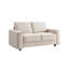 Canapé modulaire beige en velours côtelé 5, doux au toucher, élégant et durable