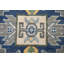 Tapis gris en laine gris Kazak South Western