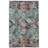 Carpentier Abstract Navy/Red Area Rug-498716252