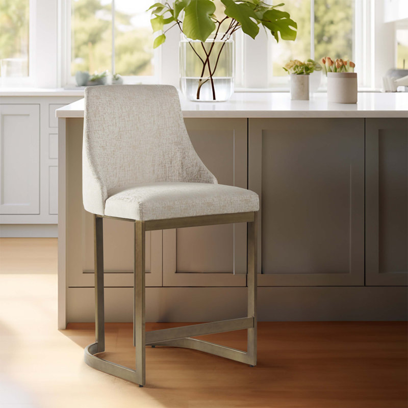 Chaise parsons en polyester Jaanna