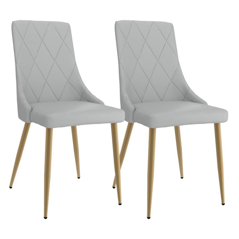 Chaise d'appoint Aticus, Gris clair, 2