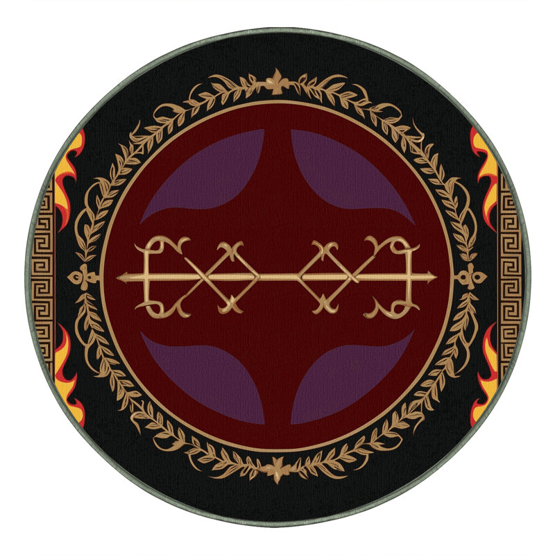 Radiant Canopy Rug, Round 7'