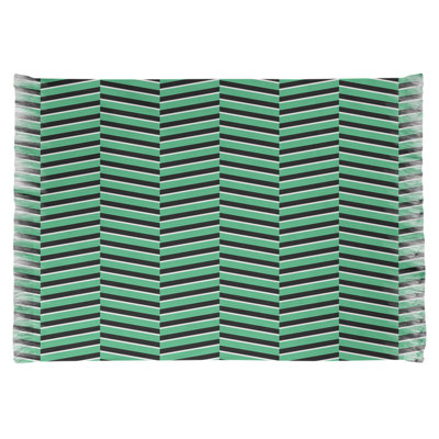 Tapis de zone verte rayures en rupture