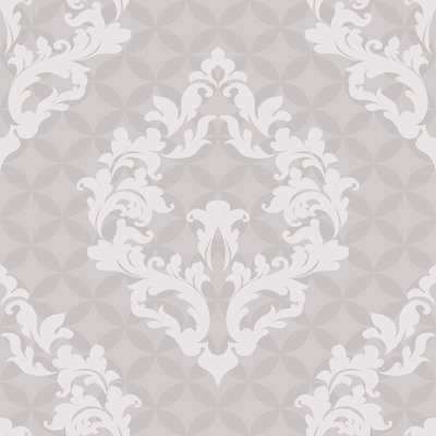Peel & Stick Damask Tile