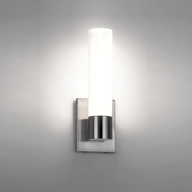 Elementum 1 - Light LED Flush Mounted Sconce, Chrome, 2700