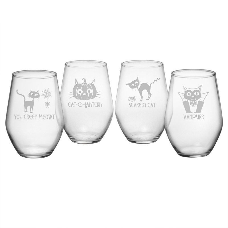 Ensemble de verres à vin sans pied 19 onces 4 pièces Pouliot