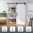 Height Chevron Manufactured Panelled Wood Barn Door with Installation Hardware-92281225