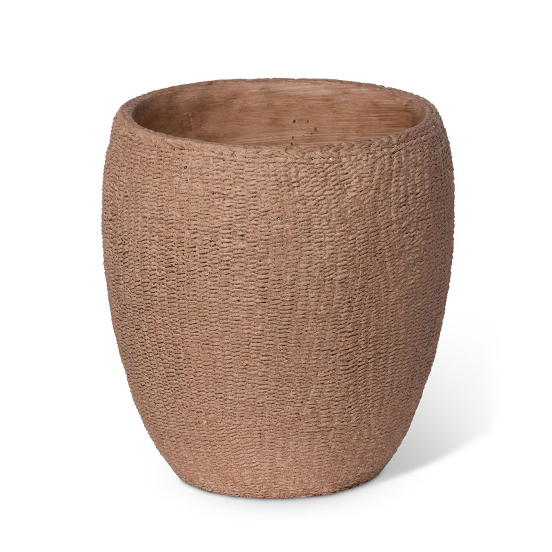 Ceramic Planter, 11" H x 10" W x 10" D