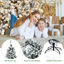 Arbre de Noël pin illuminé pré-éclairé-604164413