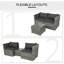 Ensemble de meubles d'extérieur 3 pièces Ebern Designs PE