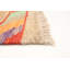 Tapis décoratif en laine noué à la main de conception unique noué à la main New Age 3 pi 9 po x 6 pi 5 po
