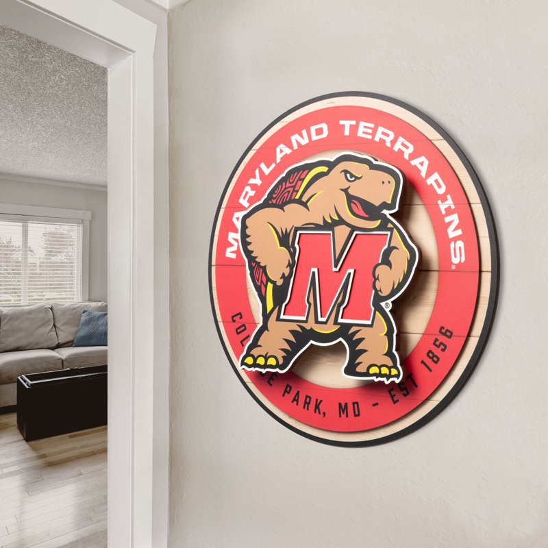 NCAA Maryland Terrapins 3DX Circle Wall Art