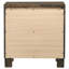 Table de chevet 2 tiroirs