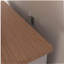 Armoire de cuisine en bois avec garde-manger blanc