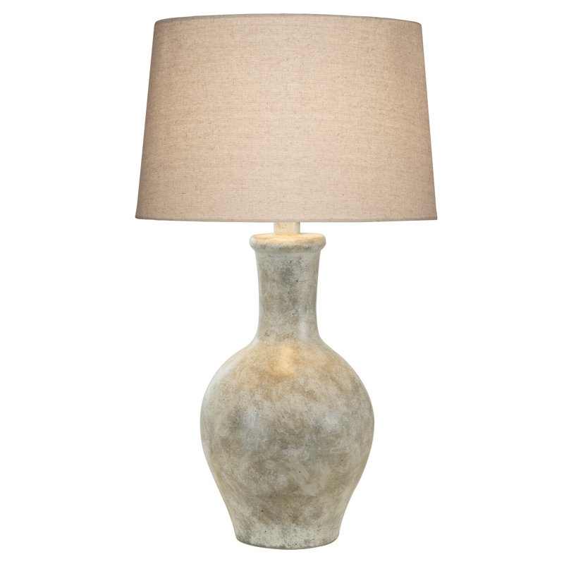 Mairwen Alabaster Lamp, Gray/Beige
