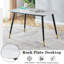 Ensemble de salle à manger 5 pièces 50 "avec chaises rembourrées Contemporary-92611034-92611031