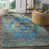 Beige/Bleu sarcelle