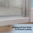 36-38 in.W x 72 in.H Bifold Frameless Glass Shower Door, Folding Frameless Shower Door-86164008