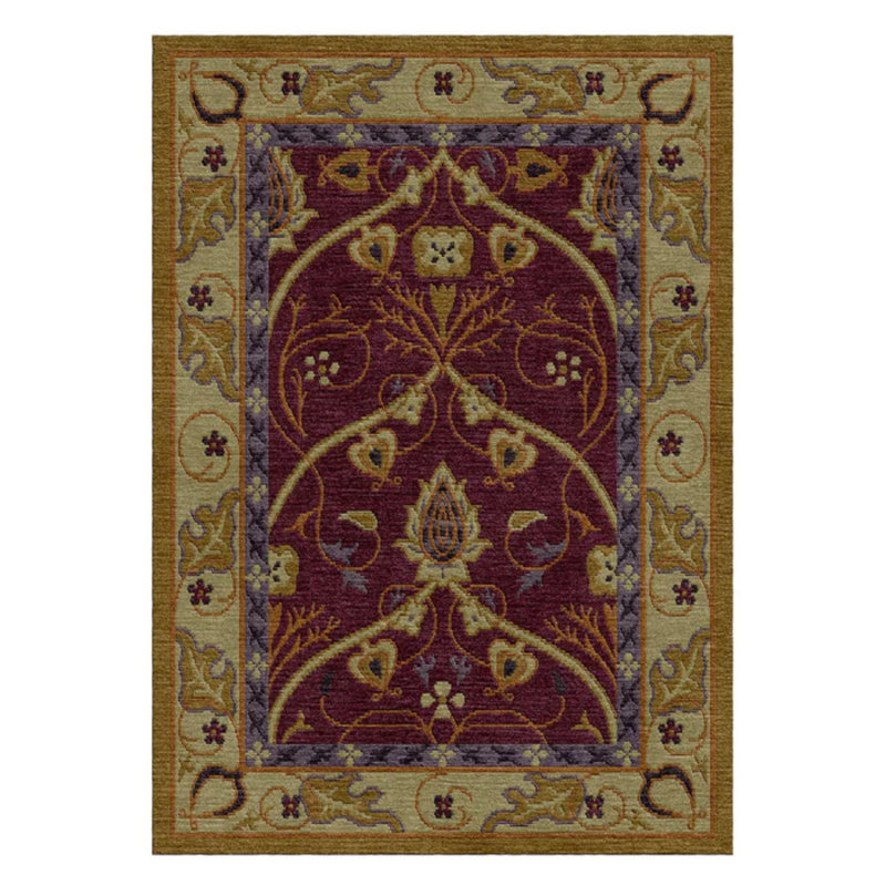 Bungalow Garden Wool Floral Area Rug, Rectangle 2'6" x 4'