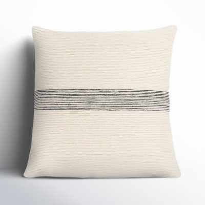 Cason Striped Cotton Throw Pillow
