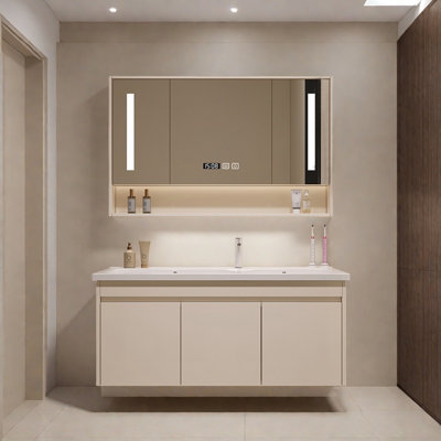 Simple modern style bathroom cabinet