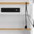 Large Kitchen Island with 2 Bar Stools, Power Outlet-102218099-126674119