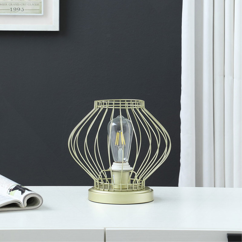 Lampe de table en métal 9,5 po
