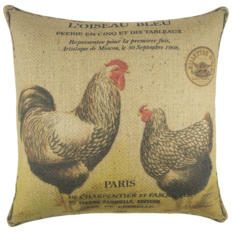 Jute / Sisal Throw Pillow