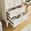 Armoire de cuisine moderne de 53,5 pouces de hauteur avec portes et tiroirs pour un rangement polyvalent et un design élégant-1741053343